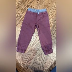 Toddler Stretch Canvas Pull-On Joggers